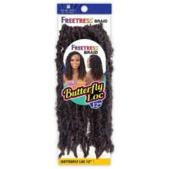 Shake-N-Go Freetress Braid Crochet - Butterfly Loc 12” -Beauty Exchanges shake n go freetress braid crochet butterfly loc 12 509194