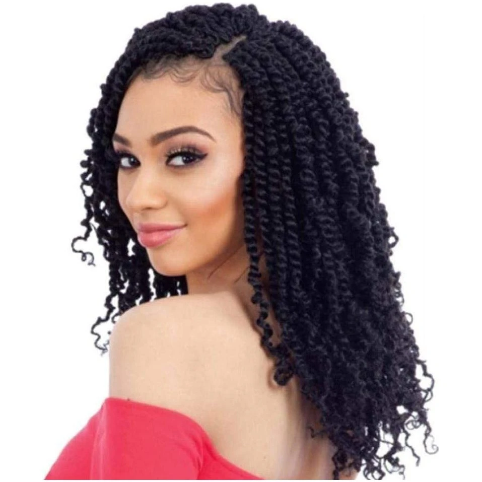 Shake-N-Go Freetress Crochet Braiding Hair - 2x Spring Twist 12” 4 Shake-N-Go Freetress Crochet Braiding Hair - 2x Spring Twist 12” - Image 2