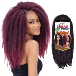 Shake N Go Freetress Equal Cuban Twist Braid - 16” -Beauty Exchanges shake n go freetress equal cuban twist braid 16 double strand style bold natural look lightweight soft 235030