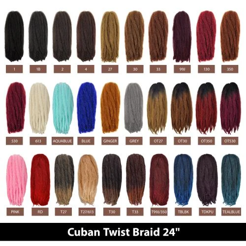 Shake N Go Freetress Equal Havana Twist Cuban Twist Braid - 24" 4 Shake N Go Freetress Equal Havana Twist Cuban Twist Braid - 24" - Image 2