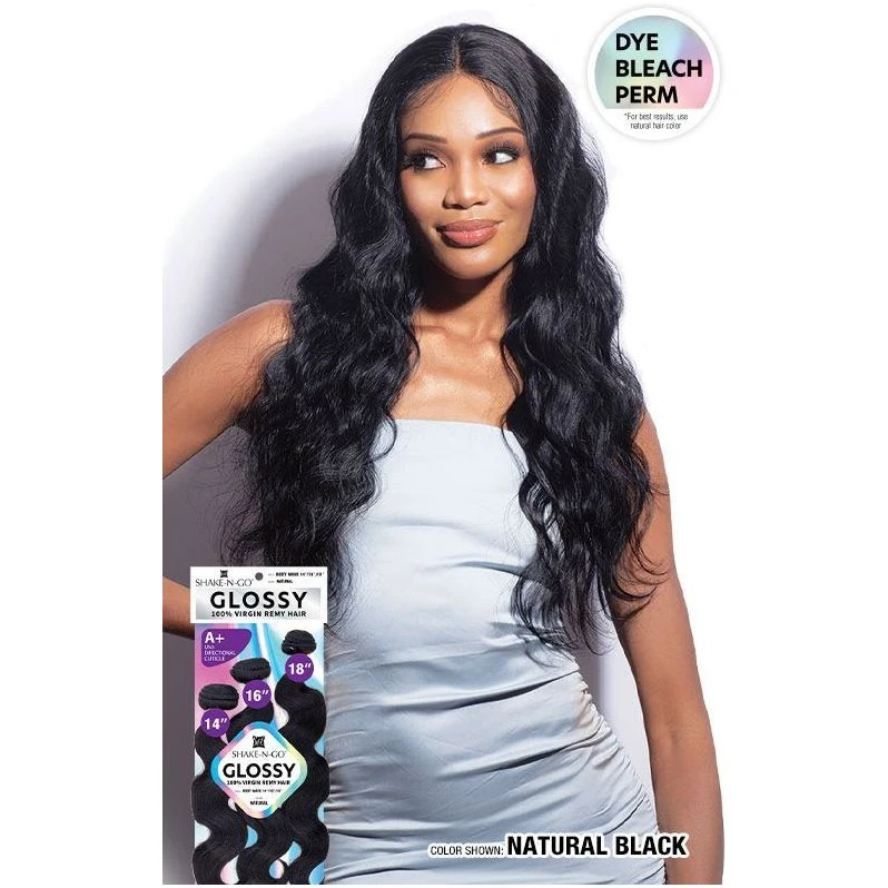 Shake-N-Go Glossy 100% Virgin Remy Hair Bundle Multipack - Body Wave 4 Shake-N-Go Glossy 100% Virgin Remy Hair Bundle Multipack - Body Wave - Image 2