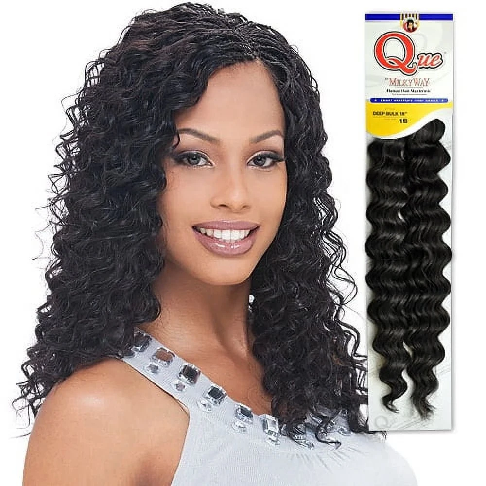 Shake N Go MilkyWay Que Human Hair Deep Bulk - 18" 4 Shake N Go MilkyWay Que Human Hair Deep Bulk - 18" - Image 2
