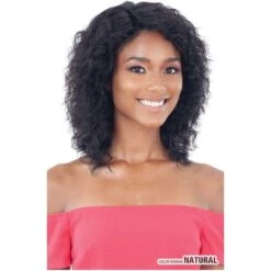 Shake-N-Go Naked 100% Human Hair Wet & Wavy Lace Front Wig - Crystal Wave