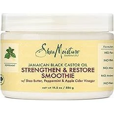Shea Moisture Jamaican Black Castor Oil Strengthen & Restore Smoothie 12oz 3 Shea Moisture Jamaican Black Castor Oil Strengthen & Restore Smoothie 12oz