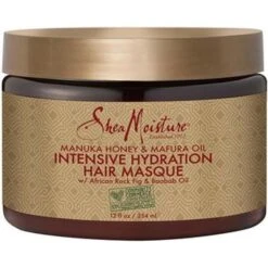 Shea Moisture Manuka Honey & Mafura Oil Intensive Hydration Masque -Beauty Exchanges shea moisture manuka honey mafura oil intensive hydration masque 12oz 669586