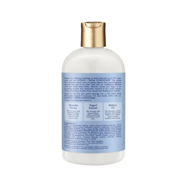Shea Moisture Manuka Honey & Yogurt Hydrate & Repair Shampoo 13oz 4 Shea Moisture Manuka Honey & Yogurt Hydrate & Repair Shampoo 13oz - Image 2