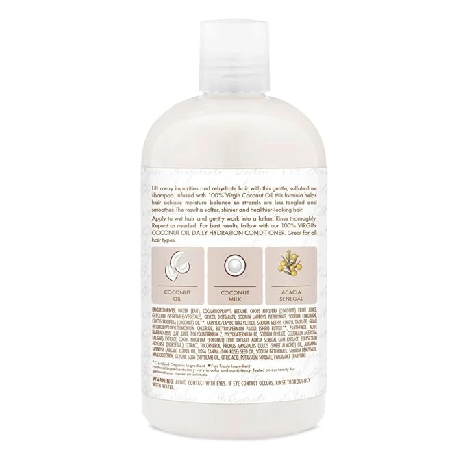 Shea Moisture Virgin Coconut Oil Daily Hydration Shampoo – 13 Oz 5 Shea Moisture Virgin Coconut Oil Daily Hydration Shampoo – 13 Oz - Image 3