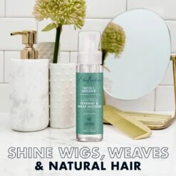 Shea Moisture SheaMoisture Flyaway & Wrap Mousse – 7.5 Oz -Beauty Exchanges sheamoisture flyaway wrap mousse 75 oz 90578608