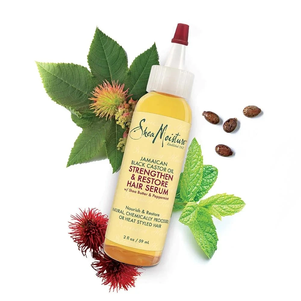 Shea Moisture SheaMoisture Strengthen & Restore Oil Serum – Jamaican Black Castor Oil 2 Oz 5 Shea Moisture SheaMoisture Strengthen & Restore Oil Serum – Jamaican Black Castor Oil 2 Oz - Image 3