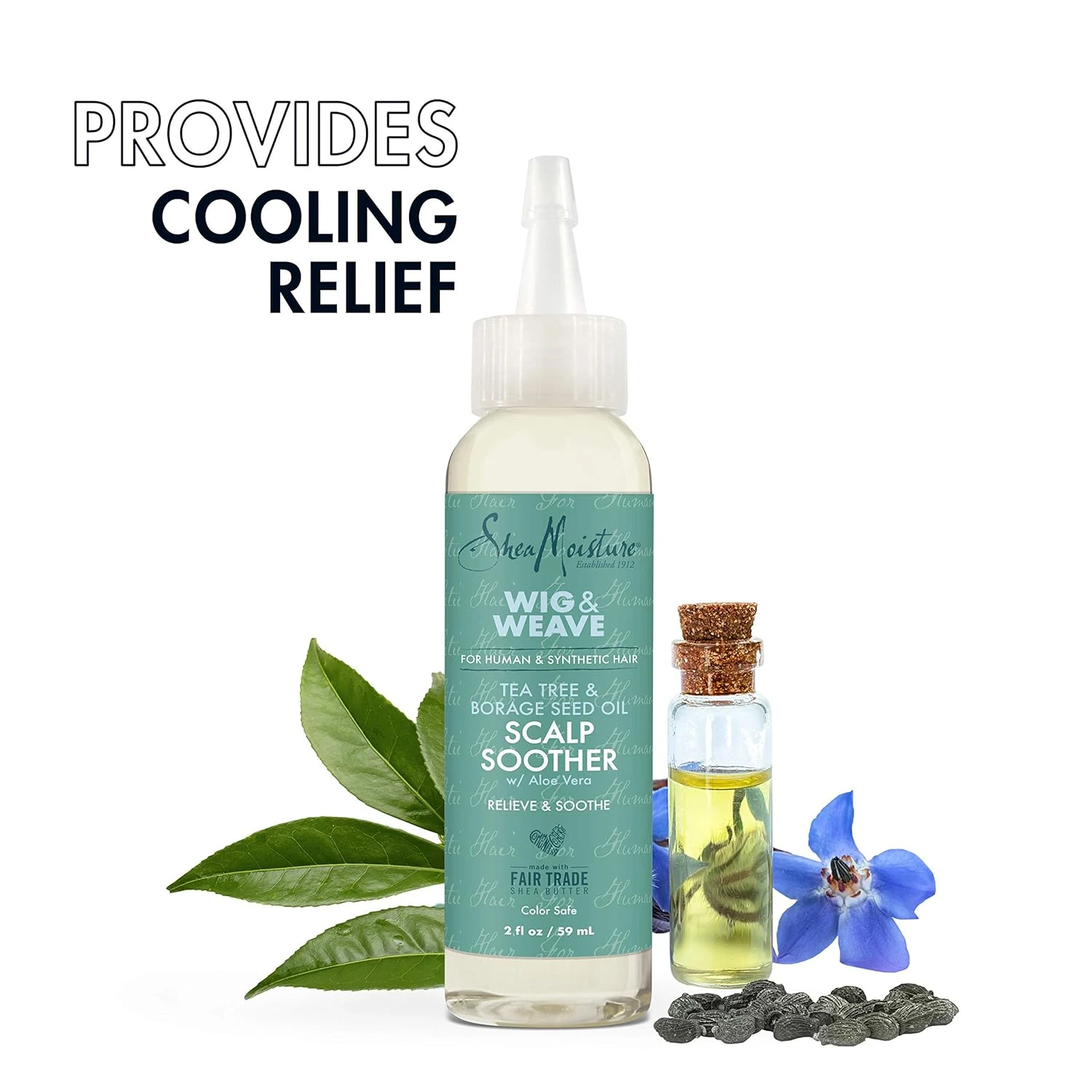 Shea Moisture SheaMoisture Wig & Weave – Scalp Soother Treatment 2 Oz 6 Shea Moisture SheaMoisture Wig & Weave – Scalp Soother Treatment 2 Oz - Image 4