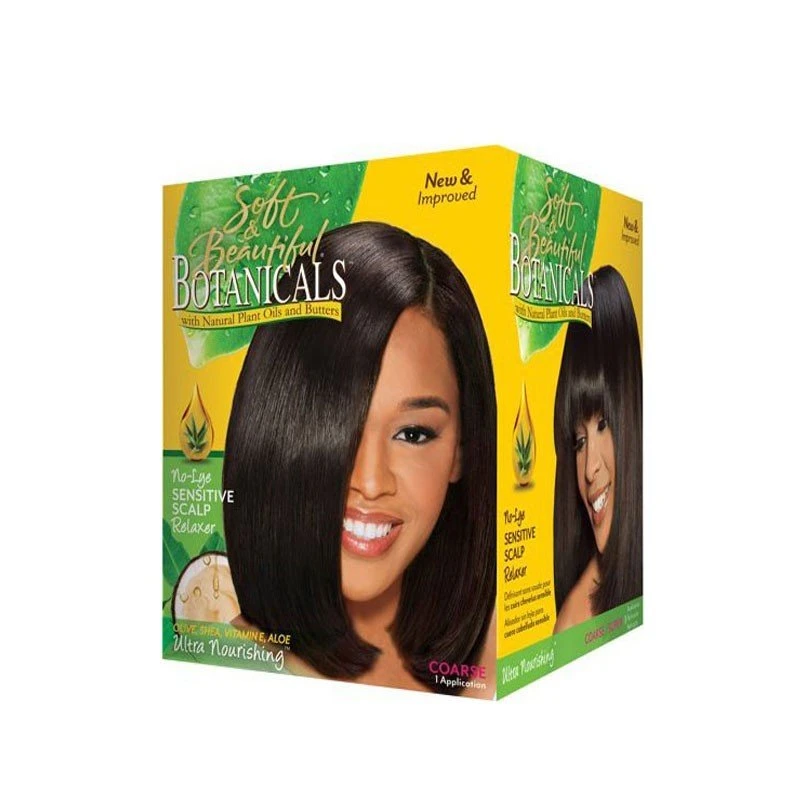 Soft & Beautiful Botanicals Relaxer & Texturizer Kit - Coarse Hair 1 Application 3 Soft & Beautiful Botanicals Relaxer & Texturizer Kit - Coarse Hair 1 Application