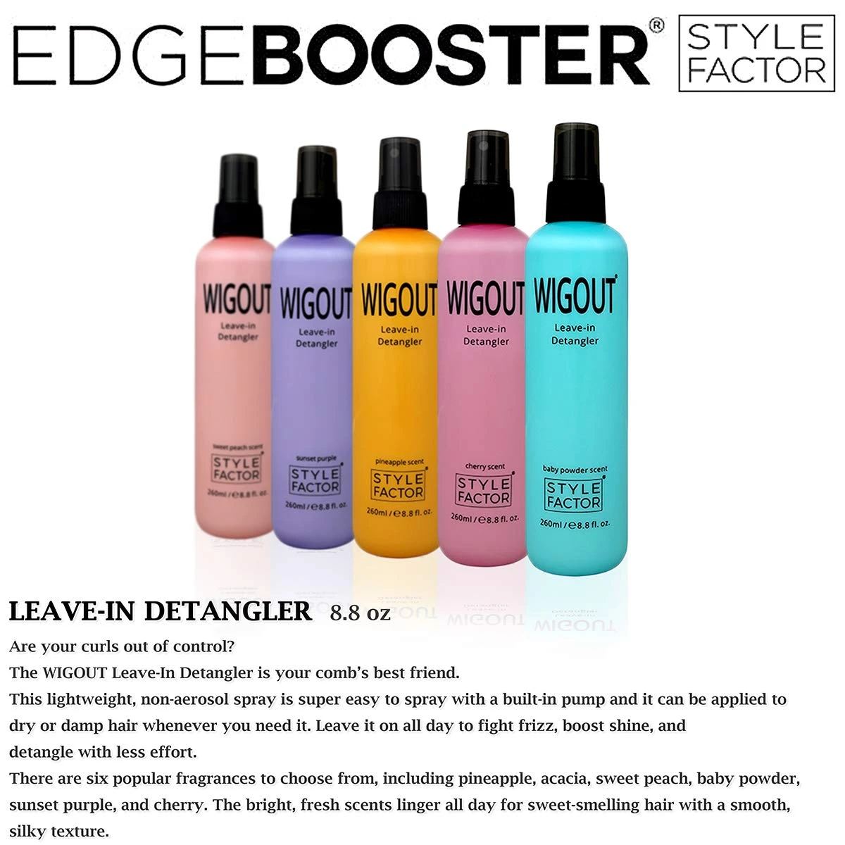 Style Factor Wigout Leave-In Conditioner – Detangler 8.8 Oz 4 Style Factor Wigout Leave-In Conditioner – Detangler 8.8 Oz - Image 2