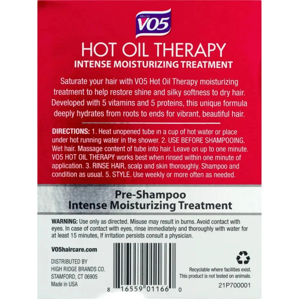 VO5 Hot Oil Hair Treatment - Deep Moisture 2x0.5oz 4 VO5 Hot Oil Hair Treatment - Deep Moisture 2x0.5oz - Image 2
