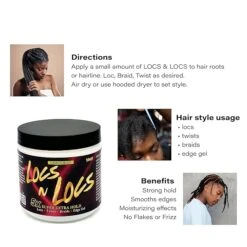 Taha Locs & Locs Gel – 5X Super Hold 16 Oz -Beauty Exchanges taha locs locs gel 5x super hold 16 oz 5498262