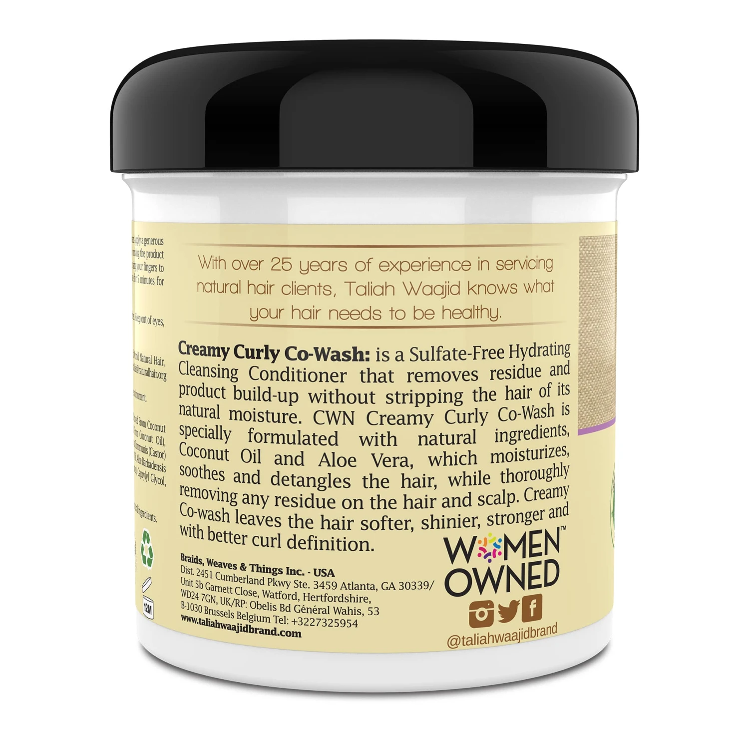 Taliah Waajid Creamy Curly Co-Wash – 16oz 5 Taliah Waajid Creamy Curly Co-Wash – 16oz - Image 3