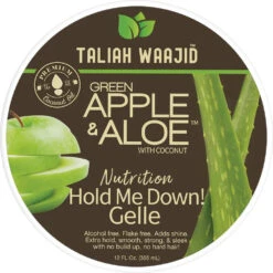 Taliah Waajid Green Apple & Aloe Hold Me Down Gelle – 12oz -Beauty Exchanges taliah waajid green apple aloe nutrition hold me down gelle 12 oz 418252
