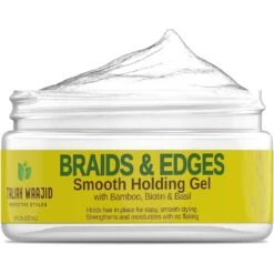 Taliah Waajid Protective Styles Braids And Edges Smooth Holding Gel - 8 Oz -Beauty Exchanges taliah waajid protective styles braids edges smooth holding gel extreme hold smooths tames frizz no flaking or drying 8oz 689478