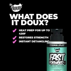 The Doux Press Rewind Shampoo And Fast Forward Conditioner Set - 8 Oz -Beauty Exchanges the doux 2 variants press rewind curl retention shampoo fast forward heat prep conditioner 8 oz protect prep style with confidence 393742