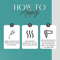 The Hair Diagram Bold Hold Lace Gelly For Lace Wigs - 6oz -Beauty Exchanges the hair diagram bold hold lace gelly glue less temporary daily hold for lace front wigs and hair systems styling agent for baby hairs non toxic alcohol free wa 776108