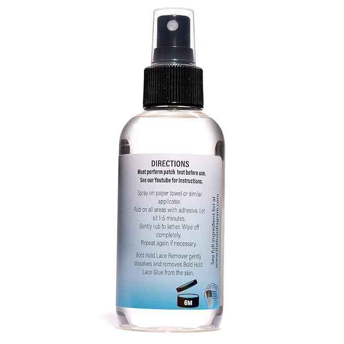 The Hair Diagram Bold Hold Lace Remover Spray - Bond Release For Wigs And Extensions 4 Oz 4 The Hair Diagram Bold Hold Lace Remover Spray - Bond Release For Wigs And Extensions 4 Oz - Image 2