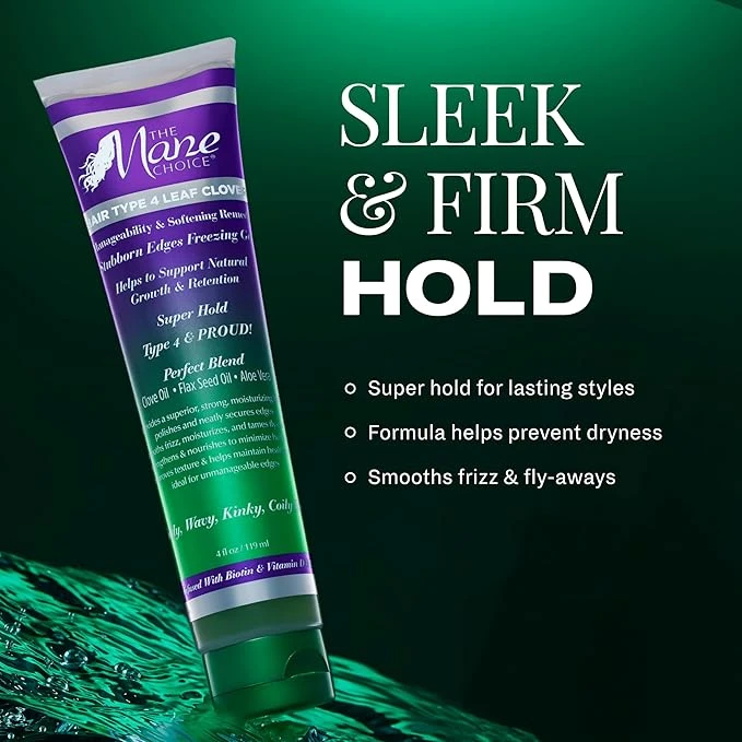 The Mane Choice 4 Leaf Clover Edge Control Gel – 4 Oz 6 The Mane Choice 4 Leaf Clover Edge Control Gel – 4 Oz - Image 4