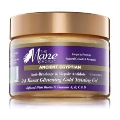 The Mane Choice Ancient Egyptian 24 Karat Glistening Gold Twisting Gel 12oz