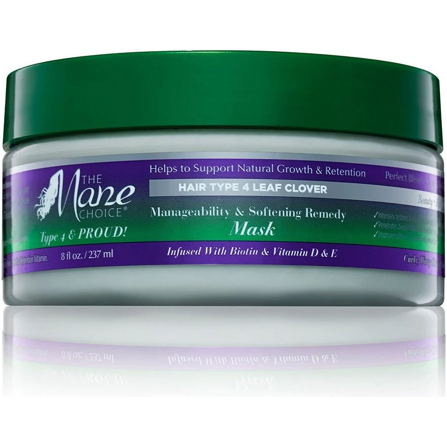 The Mane Choice Hair Type 4 Leaf Clover Mask 8oz 3 The Mane Choice Hair Type 4 Leaf Clover Mask 8oz