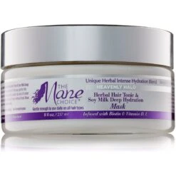 The Mane Choice Heavenly Halo Herbal Hair Tonic And Soy Milk Hair Mask - Deep Hydration 8oz