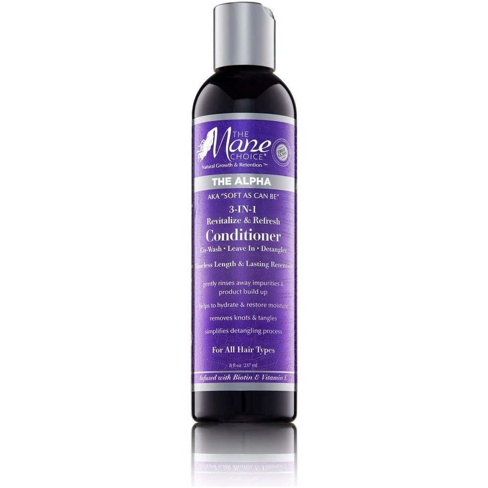The Mane Choice Alpha 3-in-1 Co-Wash Detangler Leave-In Conditioner - Soft As Can Be 8oz 3 The Mane Choice Alpha 3-in-1 Co-Wash Detangler Leave-In Conditioner - Soft As Can Be 8oz