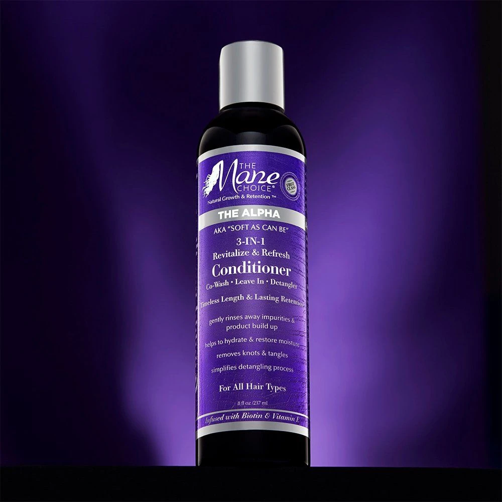 The Mane Choice Alpha 3-in-1 Co-Wash Detangler Leave-In Conditioner - Soft As Can Be 8oz 4 The Mane Choice Alpha 3-in-1 Co-Wash Detangler Leave-In Conditioner - Soft As Can Be 8oz - Image 2