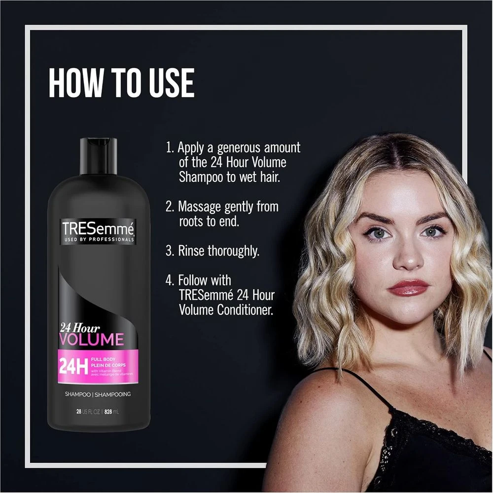TRESemmé 24 Hour Volumizing Shampoo & Conditioner Set 9 TRESemmé 24 Hour Volumizing Shampoo & Conditioner Set - Image 7