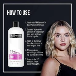 TRESemmé 24 Hour Volumizing Shampoo & Conditioner Set 23 TRESemmé 24 Hour Volumizing Shampoo & Conditioner Set -Beauty Exchanges tresemme 24 hour volumizing shampoo conditioner set with collagen vitamin blend 28 fl oz each 900482
