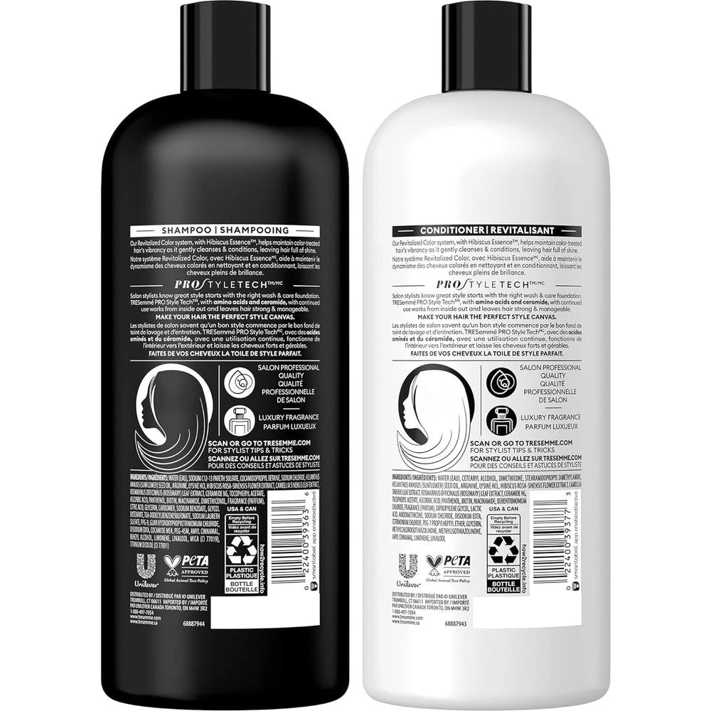 TRESemmé Color Revitalize Shampoo & Conditioner Set - 28 Fl Oz Each 5 TRESemmé Color Revitalize Shampoo & Conditioner Set - 28 Fl Oz Each - Image 3