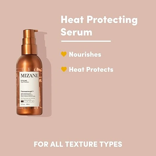 Mizani Thermastrength Heat Protecting Serum - Heat Damage Protection 5oz 4 Mizani Thermastrength Heat Protecting Serum - Heat Damage Protection 5oz - Image 2