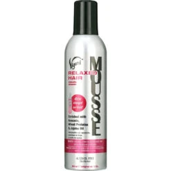 Vigorol Mousse For Relaxed Hair - Avocado Wheat Protein Jojoba Oil 12 Oz