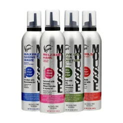 Vigorol Maximum Shine & Wave Mousse - With Macadamia Oil 12 Oz 13 Vigorol Maximum Shine & Wave Mousse - With Macadamia Oil 12 Oz -Beauty Exchanges vigorol olive oil mega moisture mousse moisturizing chemically treated unisex 12oz 108290 1