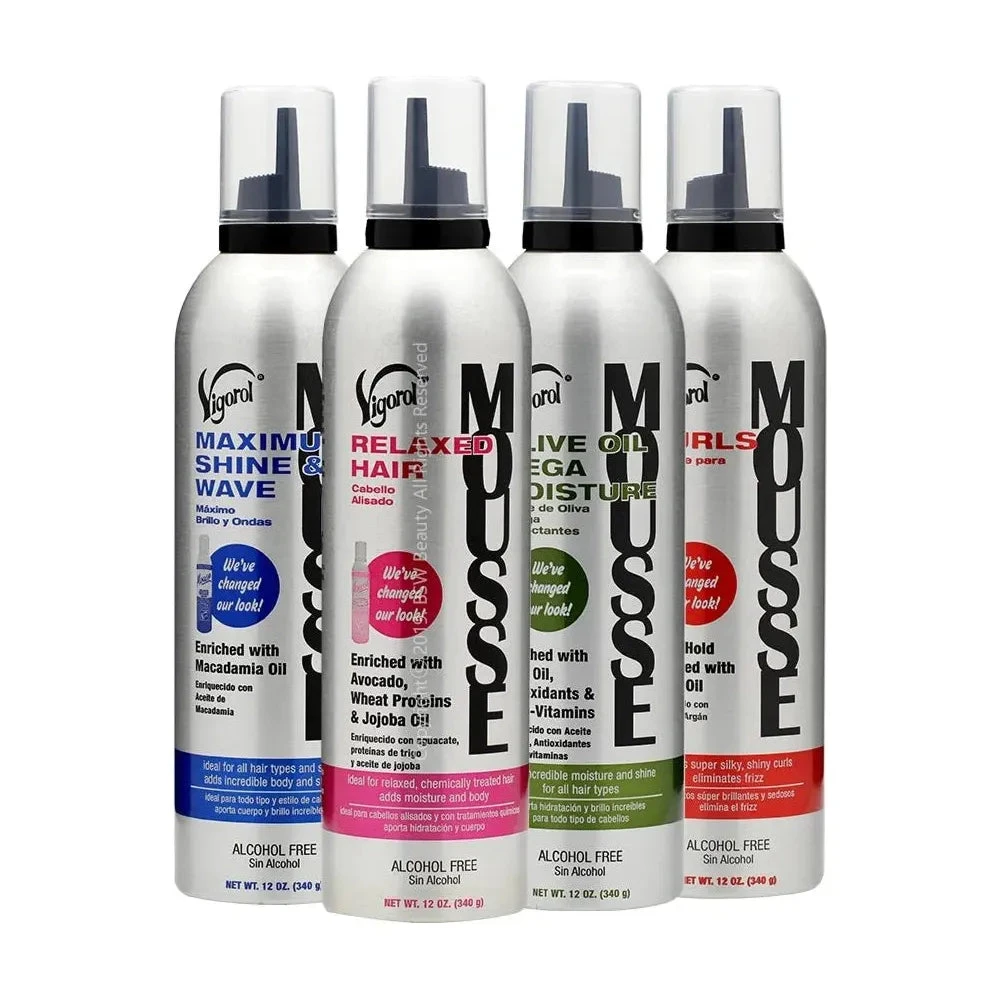 Vigorol Curling Mousse - Moisturizing Anti-Frizz For Frizzy Hair 12 Oz 8 Vigorol Curling Mousse - Moisturizing Anti-Frizz For Frizzy Hair 12 Oz - Image 6