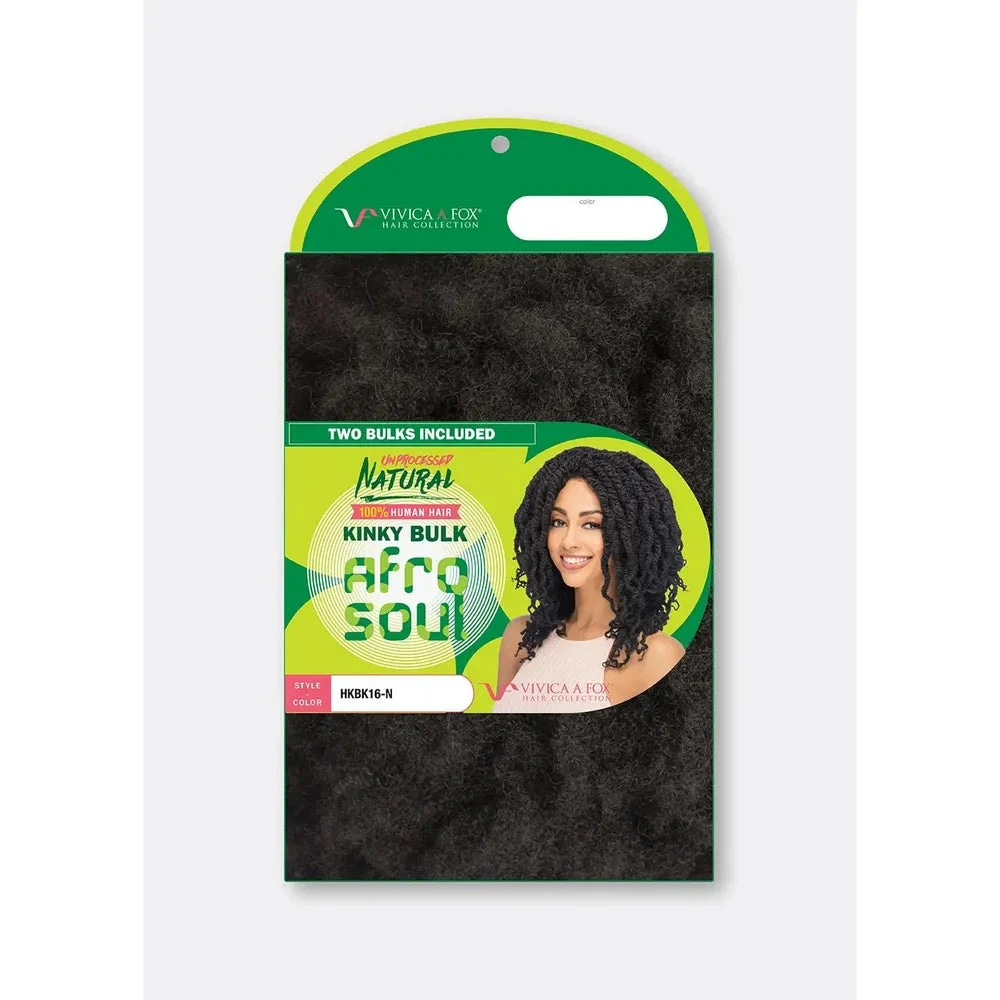 Vivica A Fox Human Hair Natural Hair Kinky Bulk 16" 4 Vivica A Fox Human Hair Natural Hair Kinky Bulk 16" - Image 2