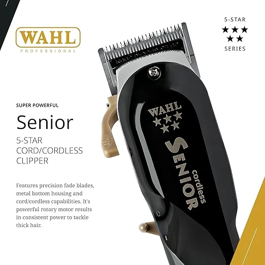 Wahl Professional 5-Star Cordless Senior Clipper 8 Wahl Professional 5-Star Cordless Senior Clipper - Image 6