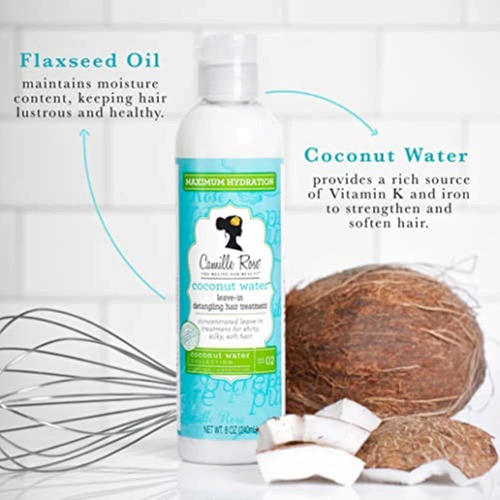 Camille Rose Coconut Water Leave-In Conditioner - 8 Oz 4 Camille Rose Coconut Water Leave-In Conditioner - 8 Oz - Image 2