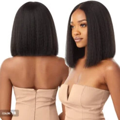 Outre Synthetic HD Lace Lace Front Wig - Annie Bob 12”