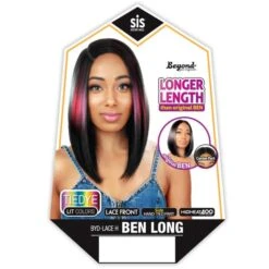 Zury Sis Beyond Hand-Tied Lace Synthetic Wig - BYD-LACE H BEN LONG -Beauty Exchanges zury sis beyond hand tied lace side part wig byd lace h ben long soft waves hd lace bold tie dye colors 489167