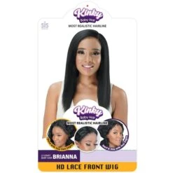 Zury Sis HD Lace Front Wig – BRIANNA -Beauty Exchanges zury sis hd lace front wig brianna kinky baby hair soft texture natural edges heat safe beginner friendly 726086