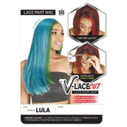 Zury Sis V PART Synthetic HD Lace Front Wig - LULA -Beauty Exchanges zury sis v part synthetic hd lace front wig lula 580281