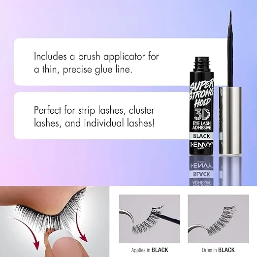 I-Envy By KISS Super Strong Hold 3D Strip Lash Glue - 5g 5 I-Envy By KISS Super Strong Hold 3D Strip Lash Glue - 5g - Image 3